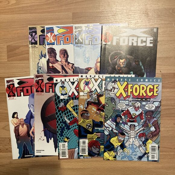 X-Force: Assorted Set No. 110- 115 & 117-119. Marvel Comics (2001) - Picture 1 of 16